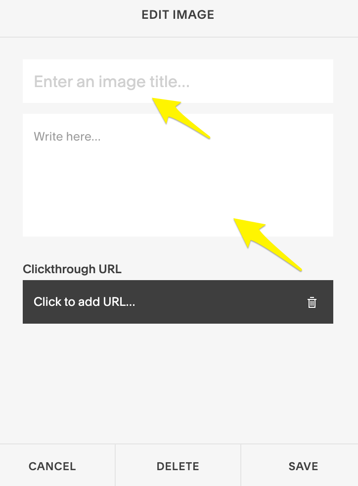 Squarespace SEO - Adding ALT text to Squarespace images