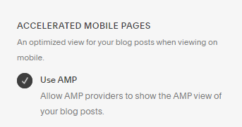 Squarespace SEO - Squarespace AMP website