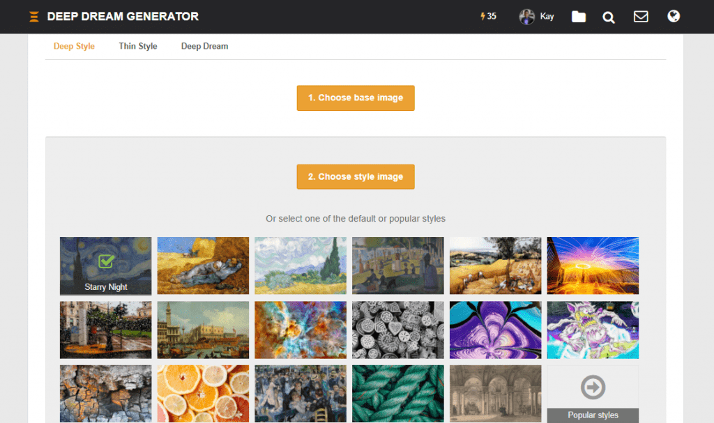 AI Art Generator - Deep Dream Style