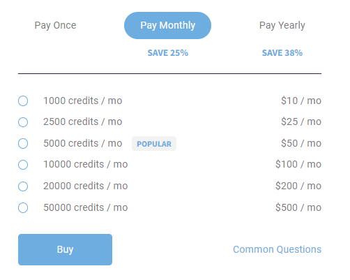 AI Art Generator - Hotpot Pricing