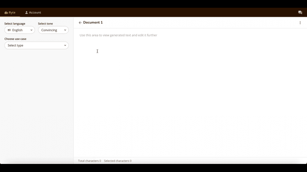 AI Story Generator - Rytr Story Interface
