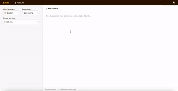 AI Story Generator - Rytr Story Settings