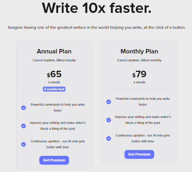 AI Story Generator - Shortly AI Pricing