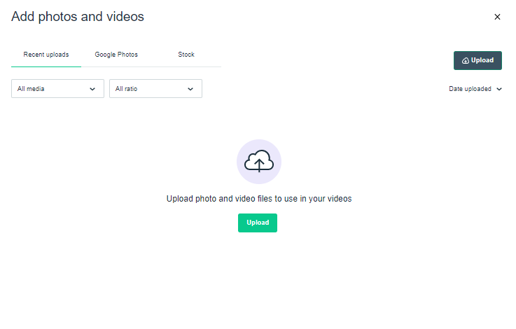 AI Video Editing - Magistio upload