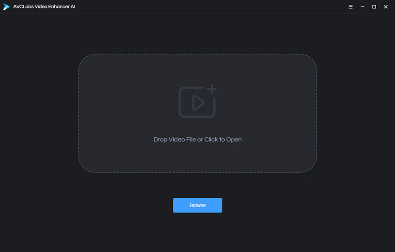 AI Video Enhancer - AVCLabs Video Enhancer AI Import Video