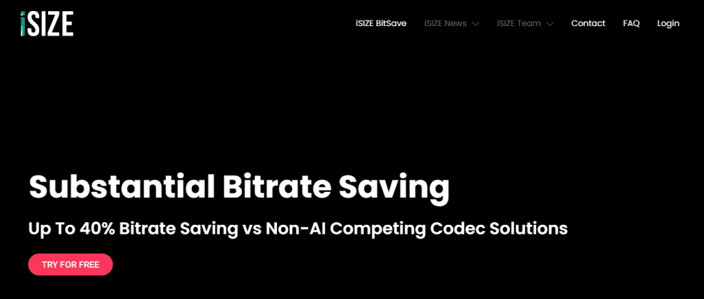 AI Video Enhancer - iSIZE Video Enhancer AI Homepage