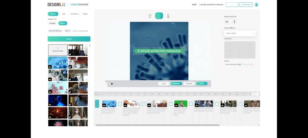 AI Video Generator - Designs.ai Edit Video