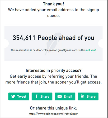 Growth marketing: Robinhood's referral program