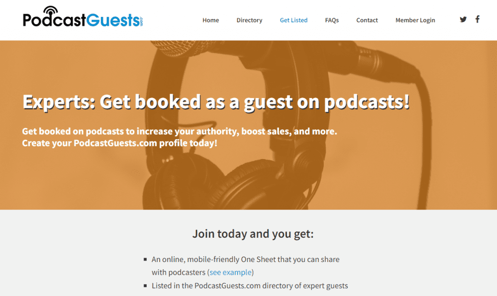 Link building services - podcast guest