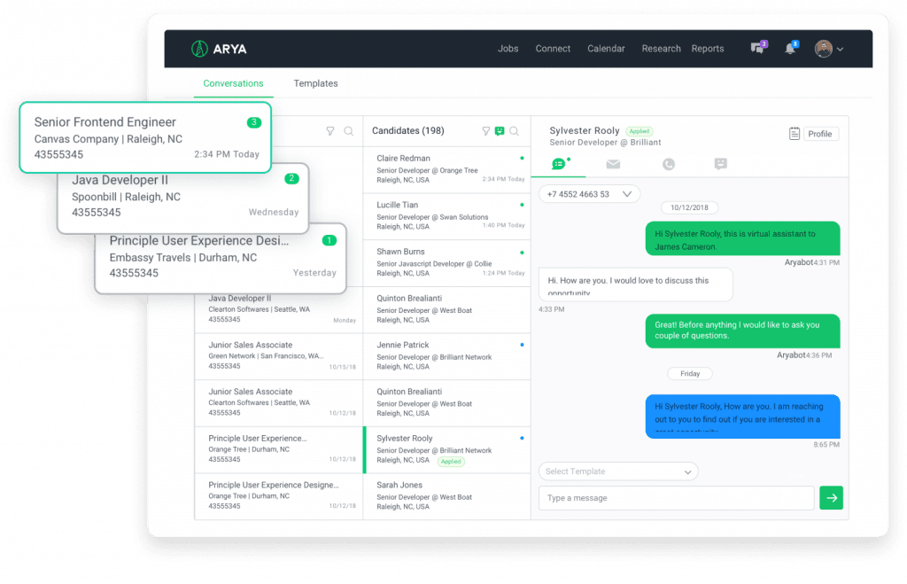AI Recruiting Software - Arya Fusion