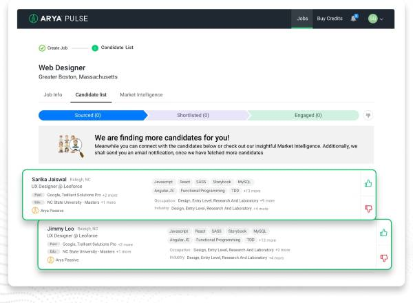 AI Recruiting Software - Arya Pulse
