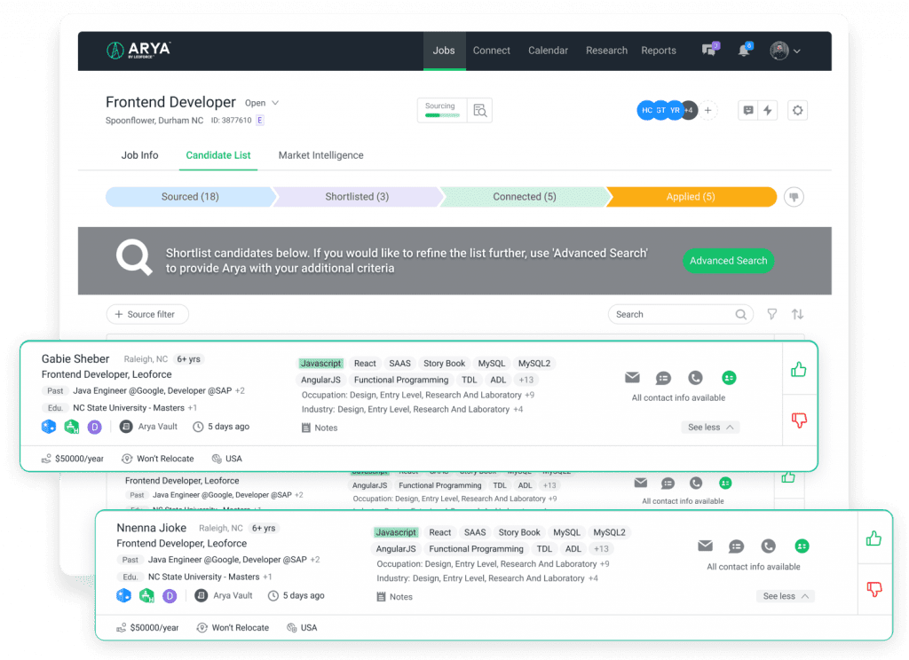 AI Recruiting Software - Arya Quantum