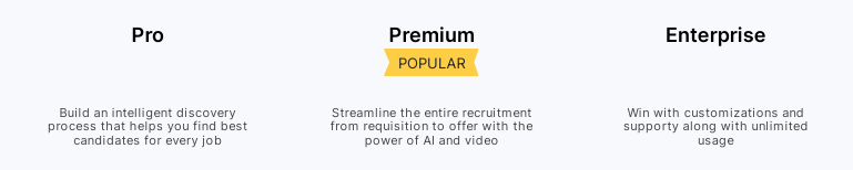 AI Recruiting Software - TurboHire Pricing