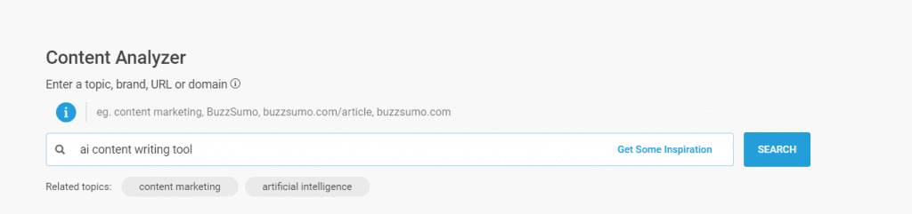 Content Gap Analysis - Buzzsumo Content Analyzer