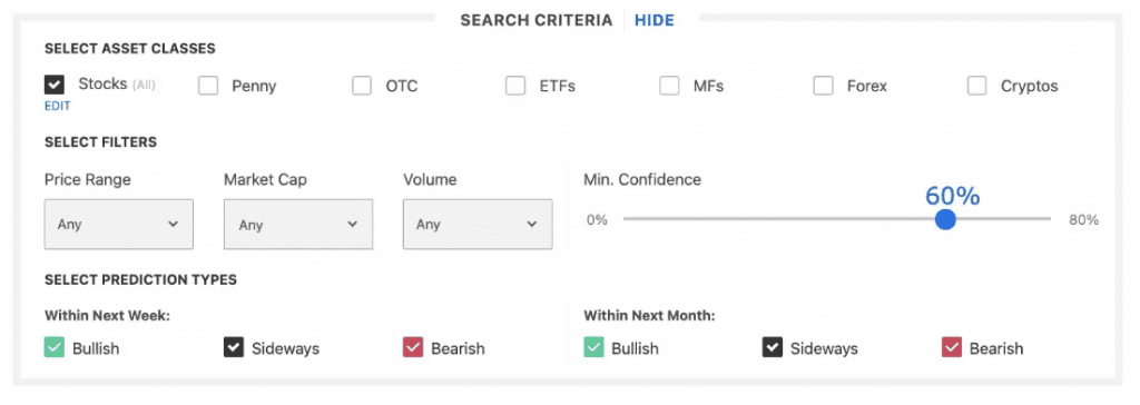 AI Trading Software - Tickeron Trend Analysis