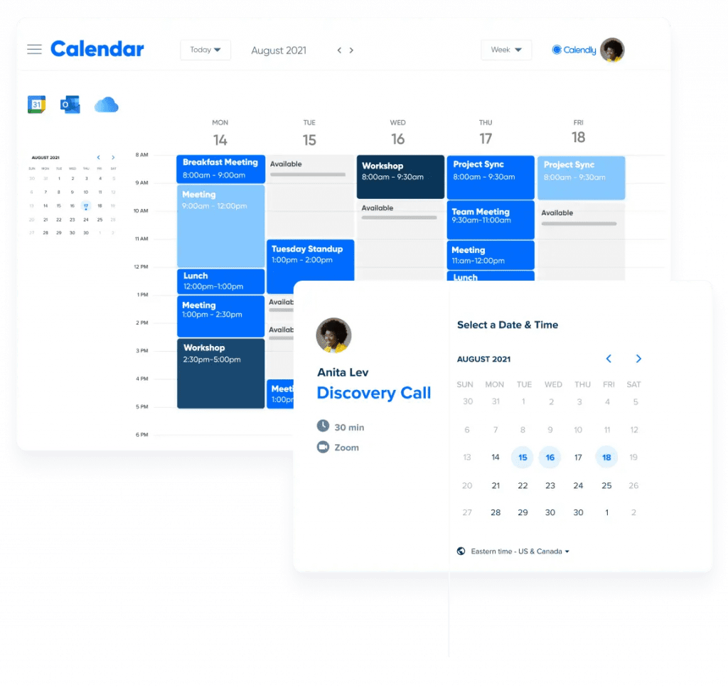 Prospecting Tools - Calendly Calendar