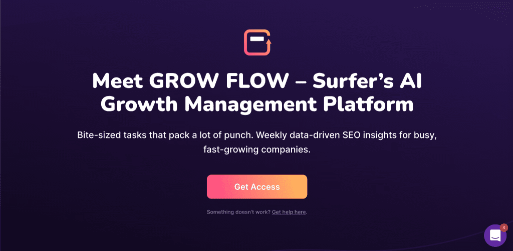 Surfer SEO - Grow Flow Feature