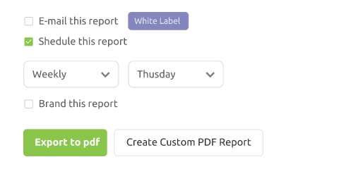Best Rank Tracking Tool: Semrush Reports Scheduling