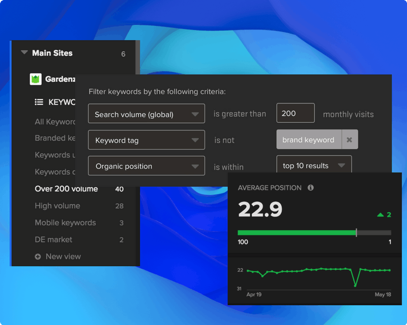 Best SERP Tracking: Nightwatch Filters