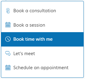 Digital Business Card - About.me Appointments