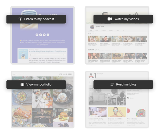 Digital Business Card - About.me Spotlight Button