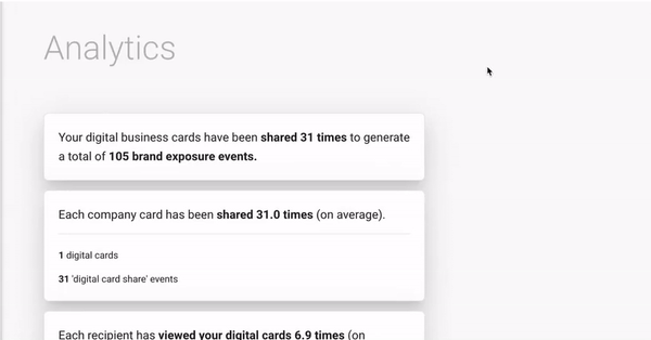 Digital Business Card - Haystack Analytics