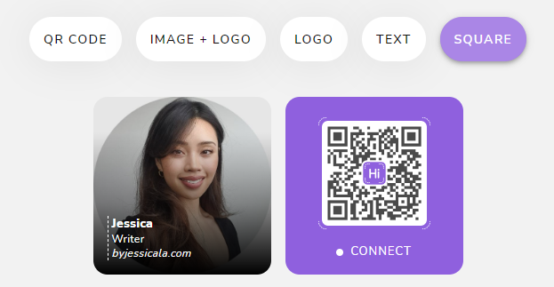 Digital Business Card - HiHello Card Style