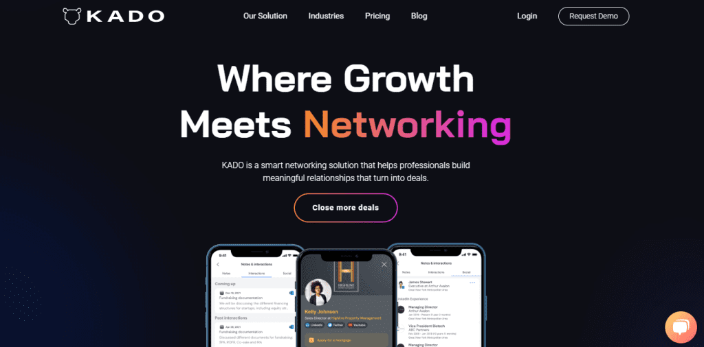 Digital Business Card - Kado Homepage