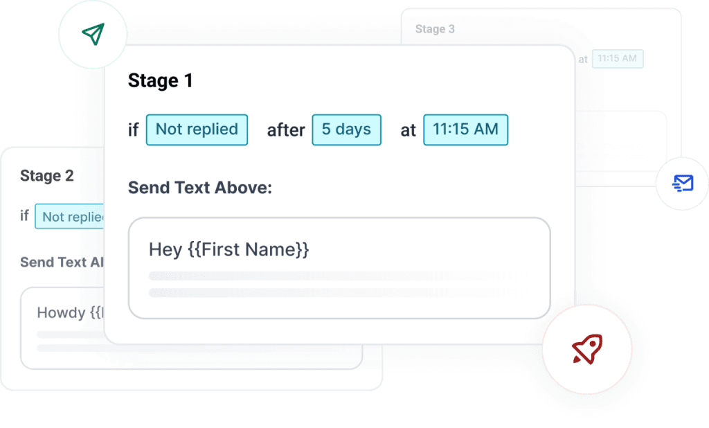 Cold Email Software: Saleshandy Multi-Stage Sequencing