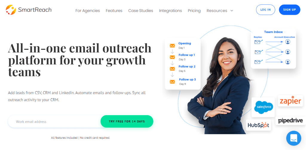Cold Email Software: SmartReach