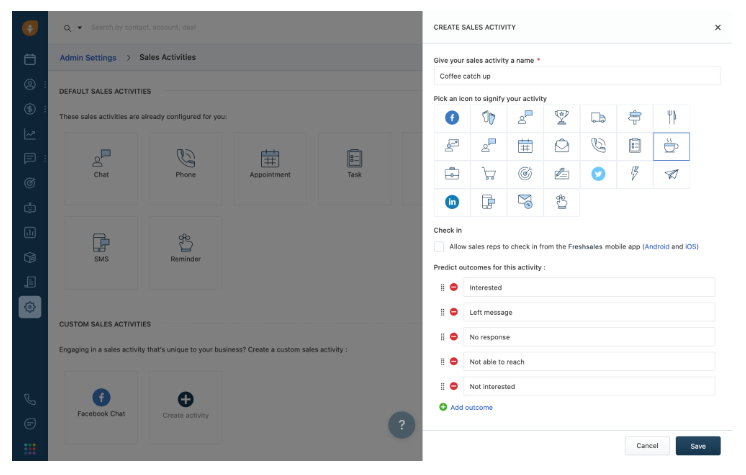 Insurance CRM: Freshsales Sales Process