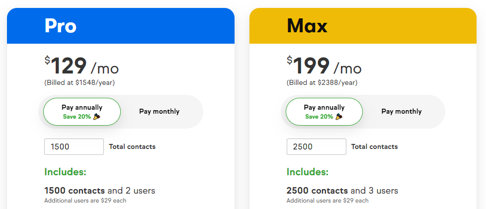 Insurance CRM: Keap Pricing