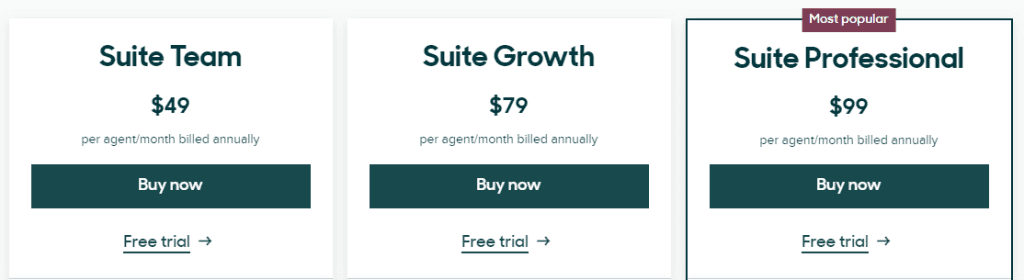 Insurance CRM: Zendesk Pricing