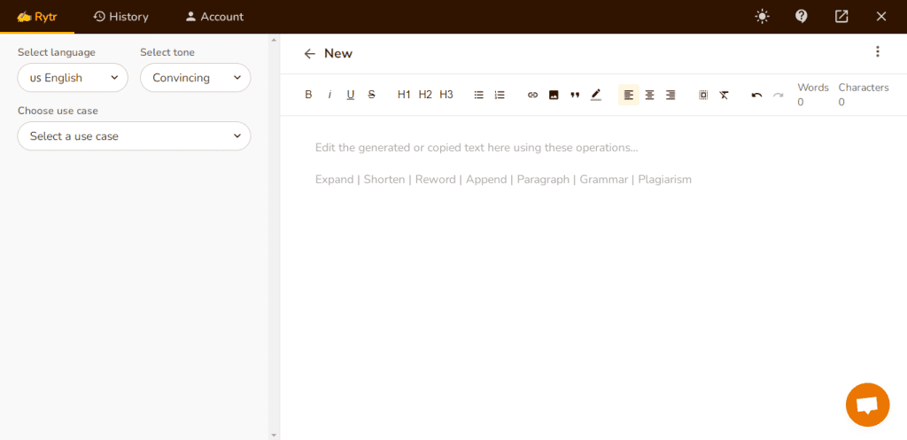 Rytr - Content Editor