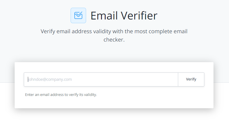 HR: Hunter.io Email Verifier