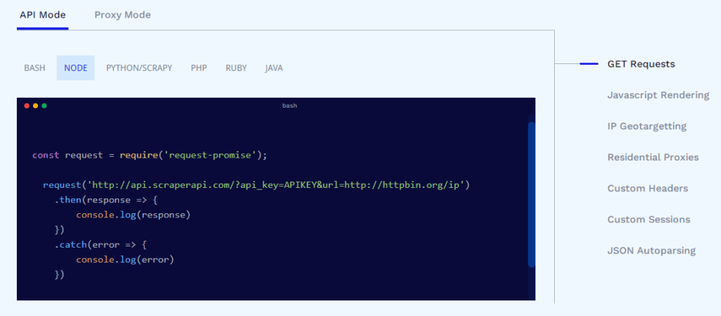 SMST: ScraperAPI Interface