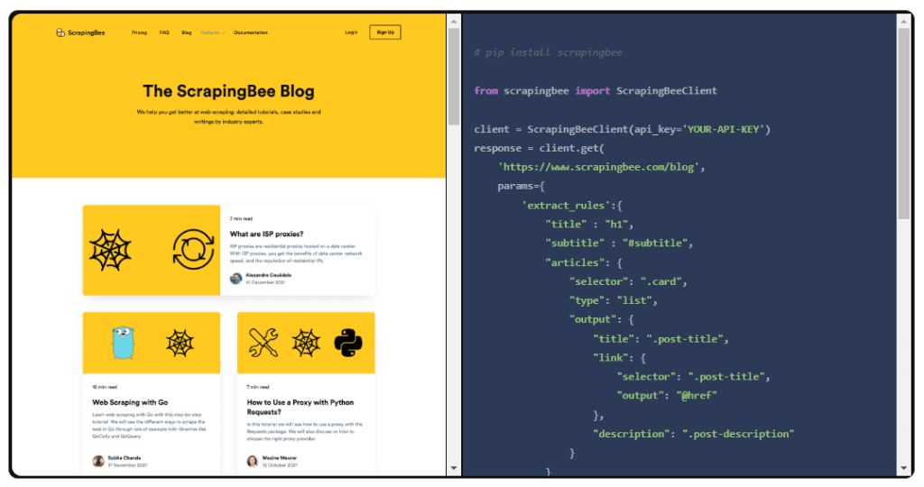 SMST: ScrapingBee Interface